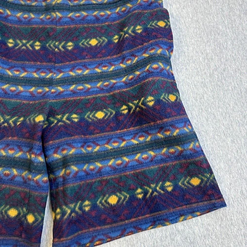 VINTAGE Aztec Sweat Shorts - Sz Large - Pure Water Lounge See‎ Pics